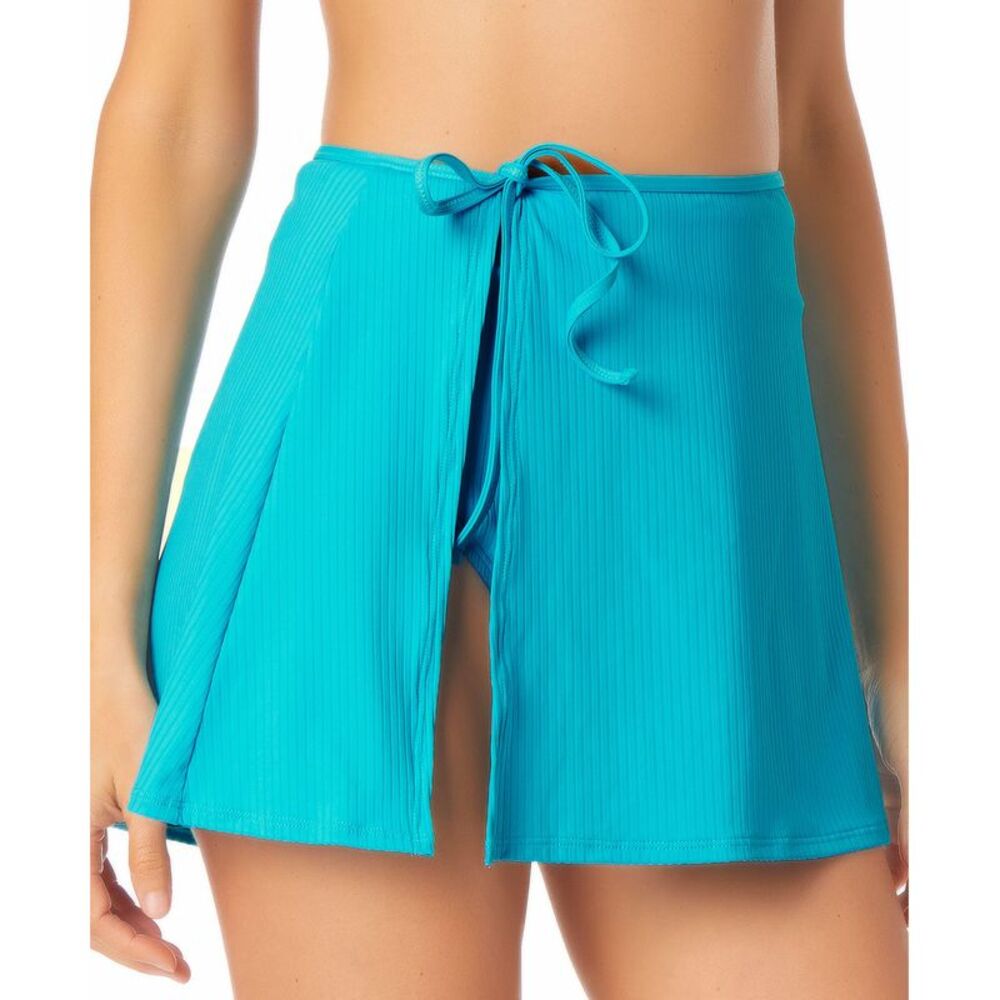 California Waves Juniors' Ribbed Sarong Skirt Cover-Up